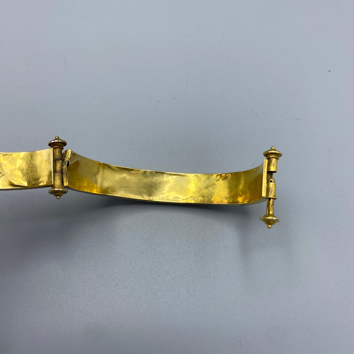 Bracciale oro microgranulazione e lapislazzuli attr. Castellani Roma inizio XIX sec
