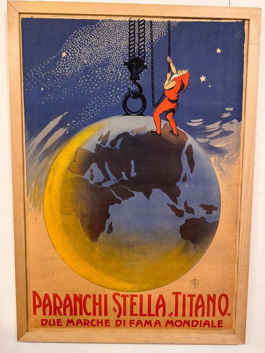 Manifesto Paranchi Stella Titano Milano 1900 ca