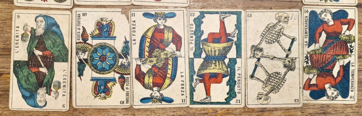 Armanino Genova tarocchi Piemontesi carte da gioco 1930 ca