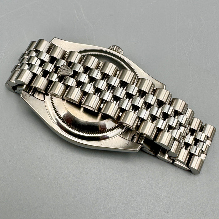 Rolex Datejust ref. 116234 orologio 36 mm acciaio quadrante diamanti full set Swiss 2007