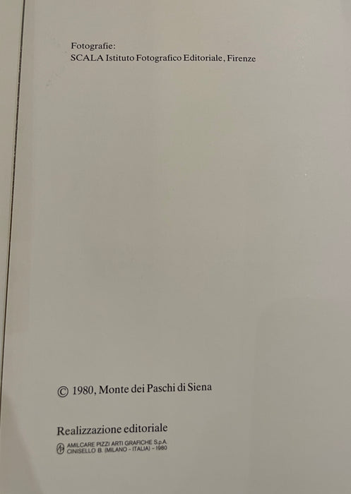 Libro "Le storie di San Benedetto a Monte Oliveto Maggiore" Enzo Carli 1980