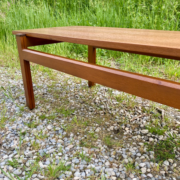 Tavolino basso legno teak design danese 1960 ca