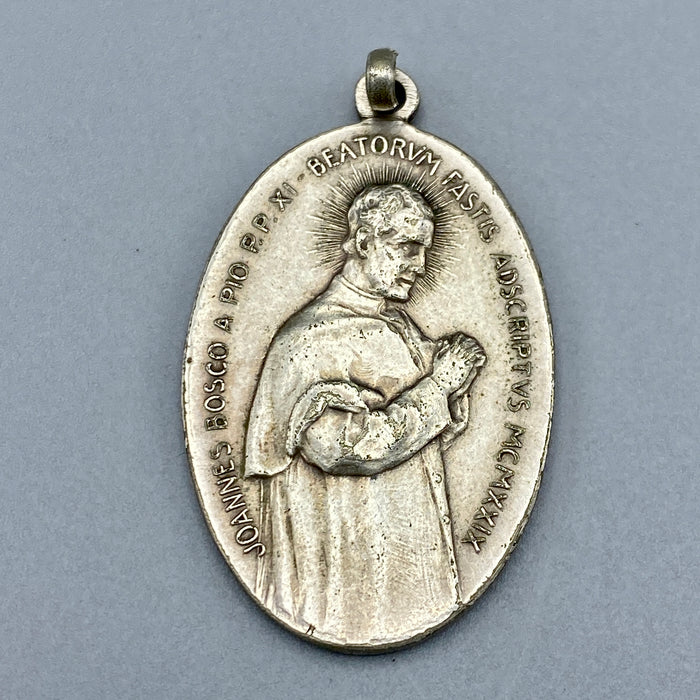 Medaglia religiosa Papa Pio XI 1879 - 1929 Giovanni Bosco al Beato Papa Vaticano