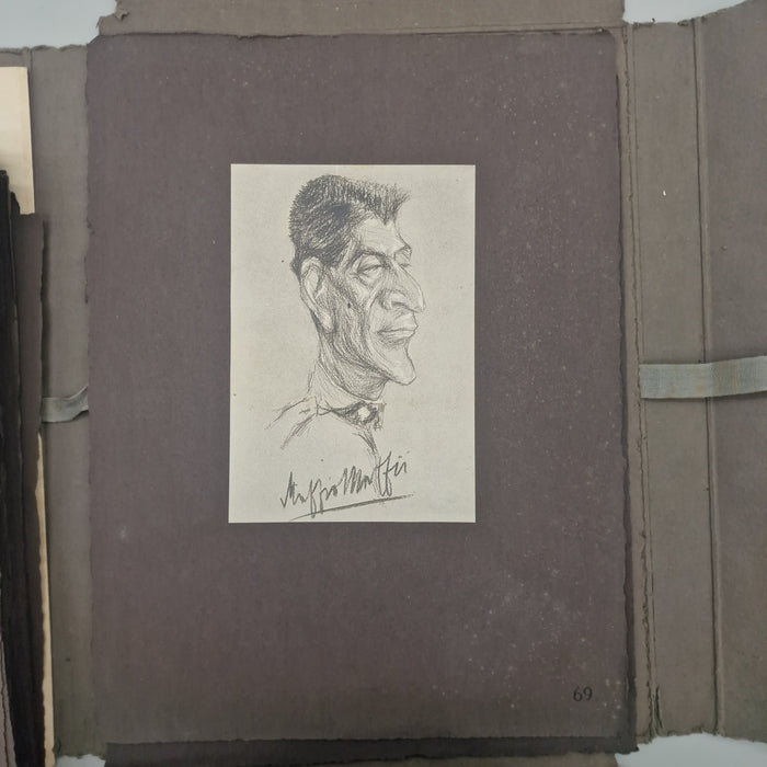 "Figure e Tipi della Marina Italiana in Guerra" libro con dedica a Giovanni Malagodi da Maffio Maffi 1920 circa