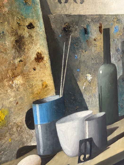 Marcello Scuffi – “Il tavolo del pittore” – olio su tela - 2004