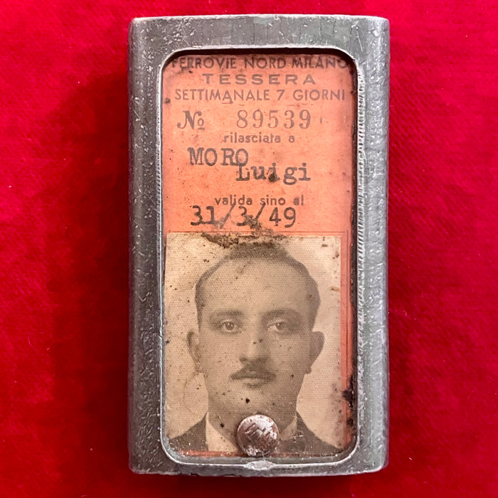 Abbonamento Ferrovie Nord Milano nominale 1949
