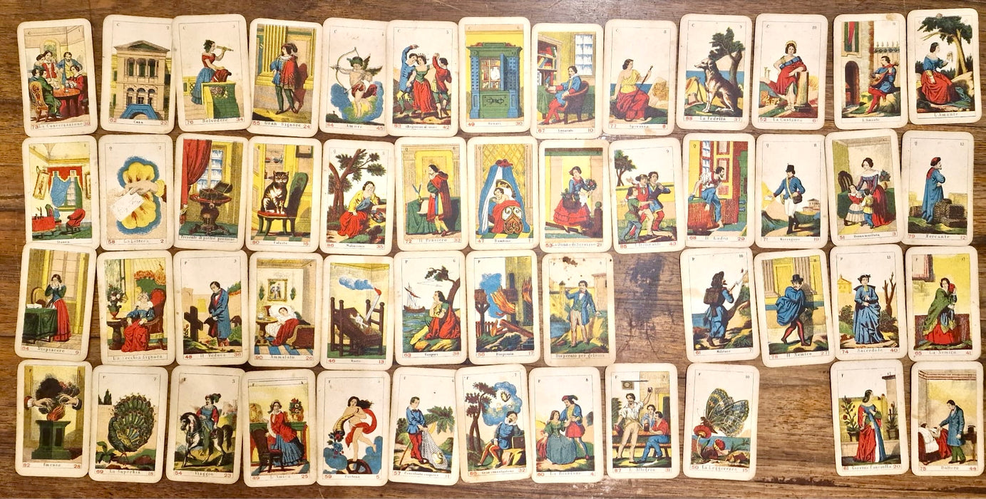 Sibilla Italiana carte tarocchi 1860 ca