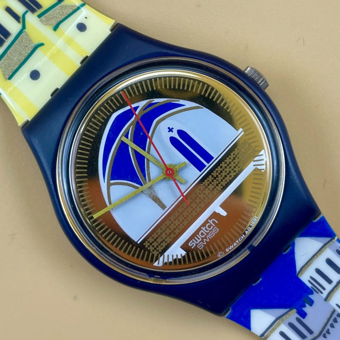 Swatch "Backstage" GN 120 orologio quarzo 34 mm Swiss 1992