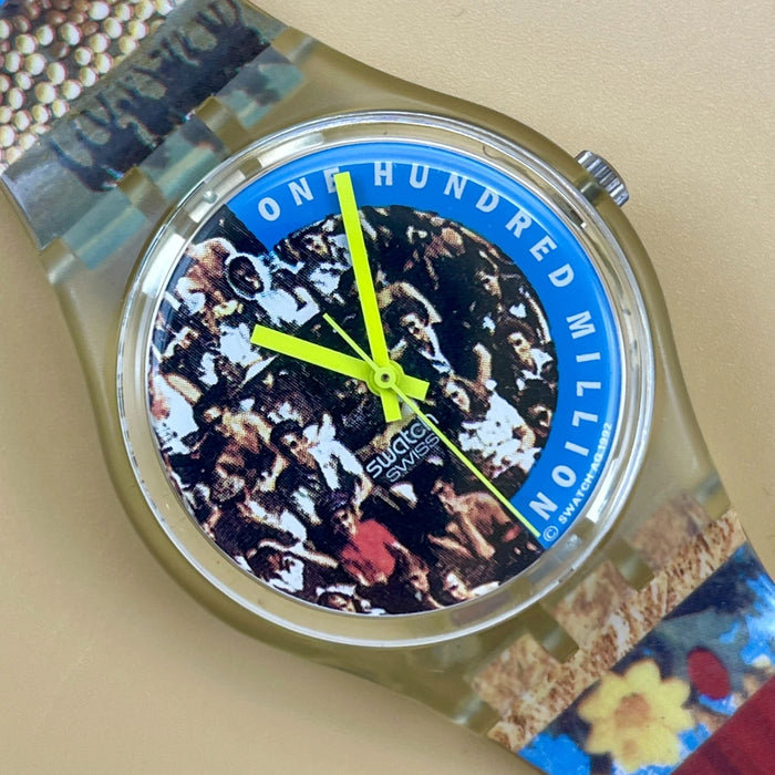 Swatch "The People" GZ 126 orologio quarzo 34 mm Swiss 1992