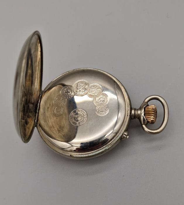 Gre Roskopf Patent Antimagnetic orologio da tasca meccanico 51 mm SWISS  1940 ca