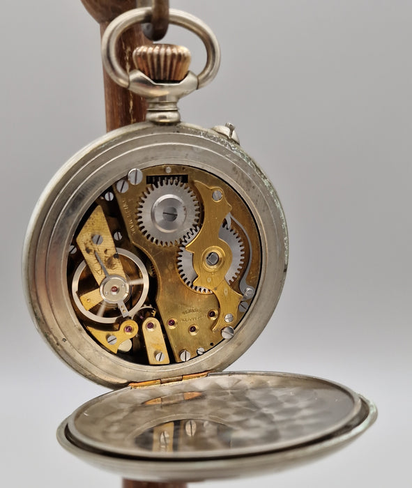Gre Roskopf Patent Antimagnetic orologio da tasca meccanico 51 mm SWISS  1940 ca