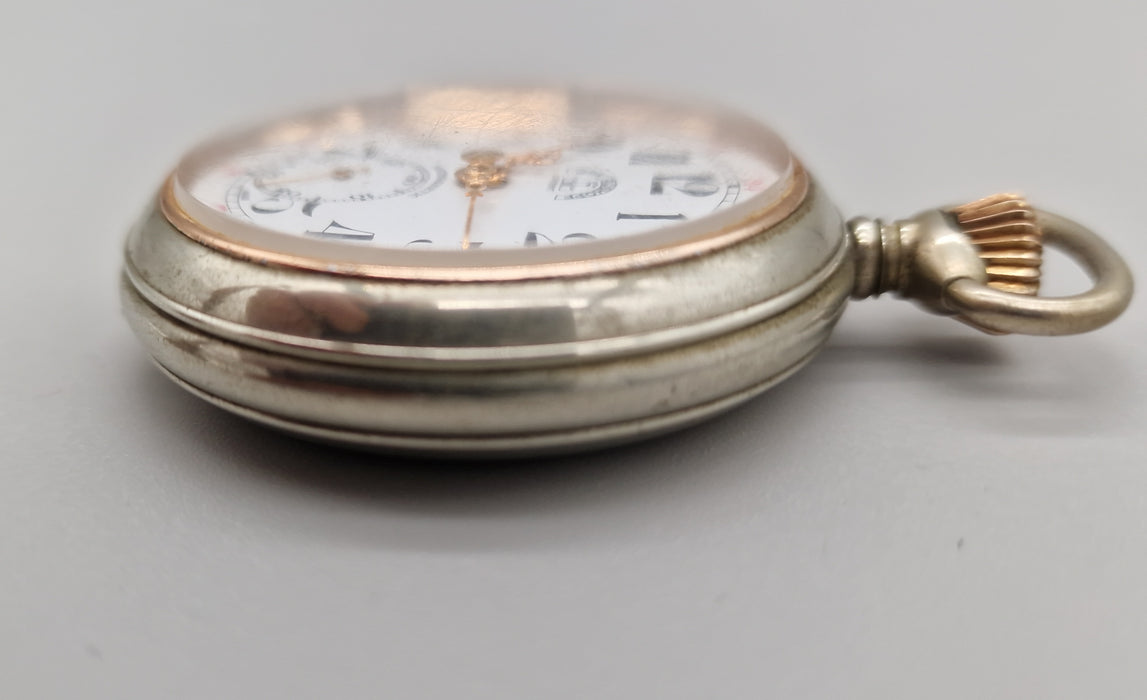 Gre Roskopf Patent Antimagnetic orologio da tasca meccanico 51 mm SWISS  1940 ca