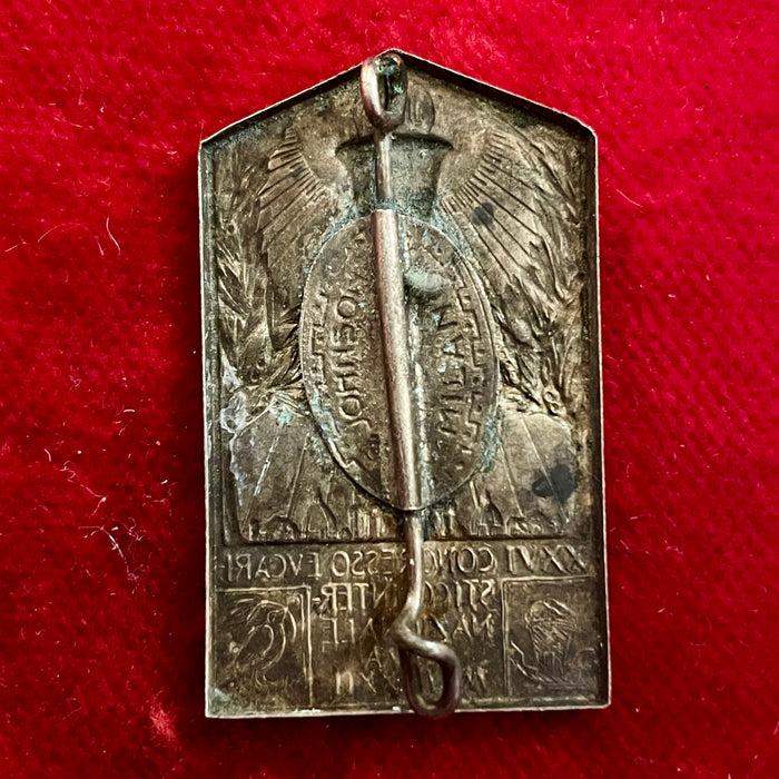 Distintivo XXVI Congresso Eucaristico Internazionale Roma 1922