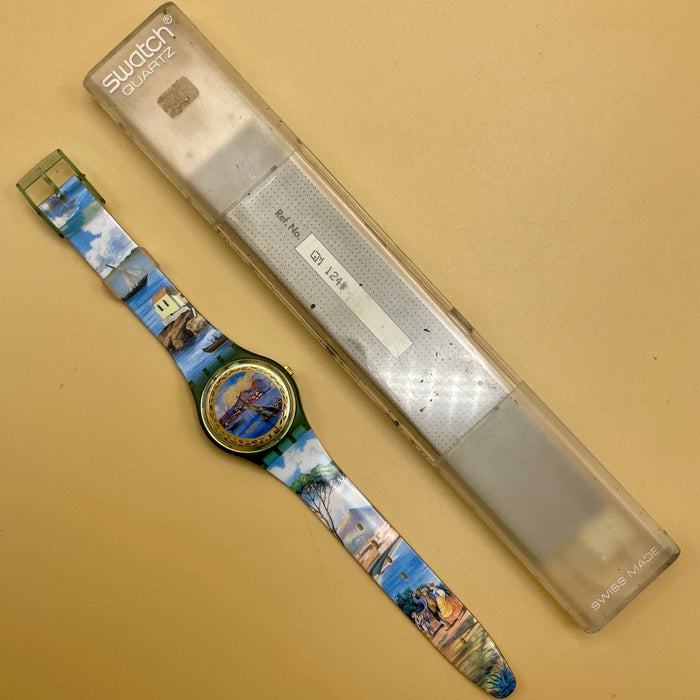 Swatch "Sole Mio" GM 124 orologio quarzo 34 mm Swiss 1994