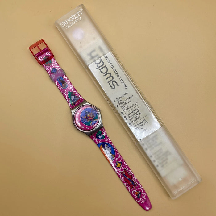 Swatch "Dehli" GX 125 orologio quarzo 34 mm Swiss 1993