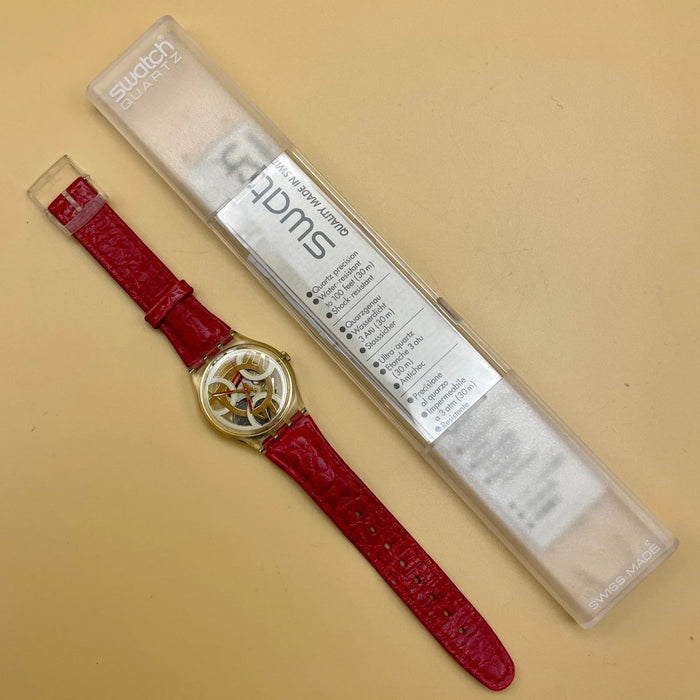 Swatch "Feuer" GK 177 orologio quarzo 34 mm Swiss 1994