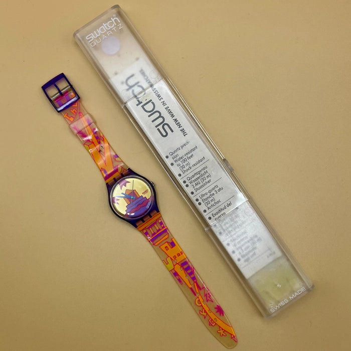 Swatch "Rara Avis" GV 103 orologio quarzo 34 mm Swiss 1991