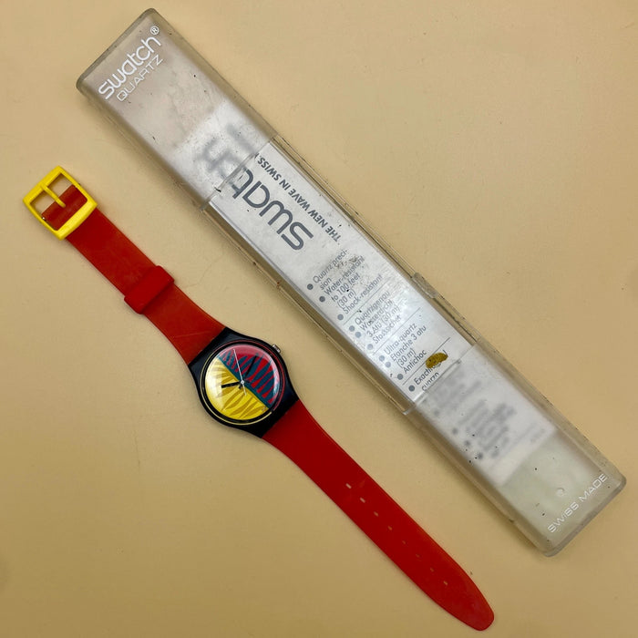 Swatch "Waipitu" GB 113 orologio quarzo 34 mm Swiss 1987