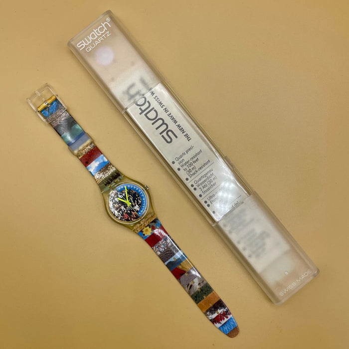 Swatch "The People" GZ 126 orologio quarzo 34 mm Swiss 1992