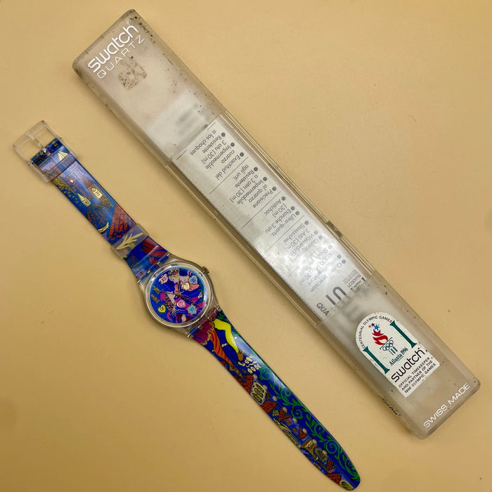 Swatch "Romeo & Juliet" GN 162 orologio quarzo 34 mm Swiss 1996