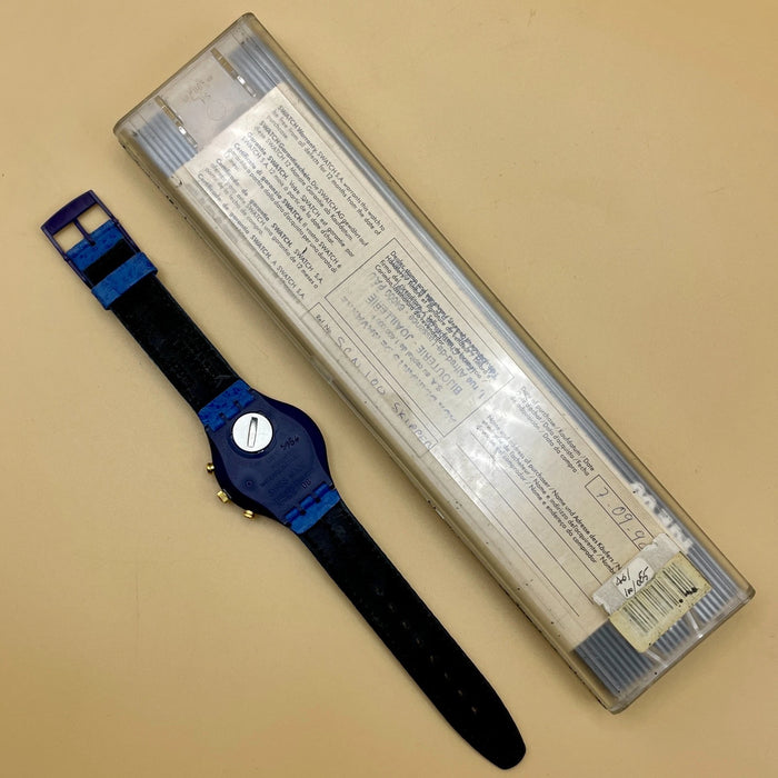 Swatch "Skipper" SCN 100 orologio quarzo 37 mm Swiss 1990