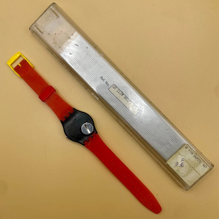 Swatch "Waipitu" GB 113 orologio quarzo 34 mm Swiss 1987