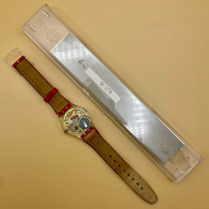 Swatch "Feuer" GK 177 orologio quarzo 34 mm Swiss 1994