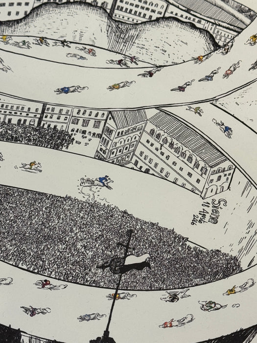 Daniele Marotta – “Carriera Fantastica 18 Agosto 2026 Nobile Contrada del Nicchio” – offset numerata a 50 – 2026
