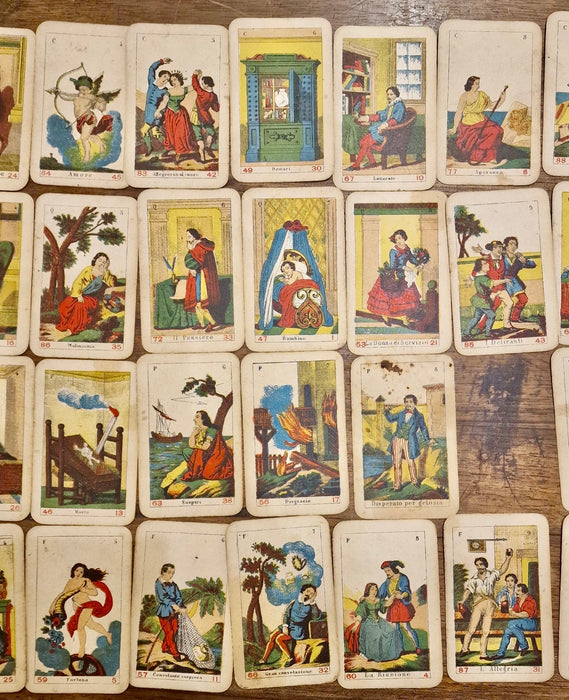 Sibilla Italiana carte tarocchi 1860 ca