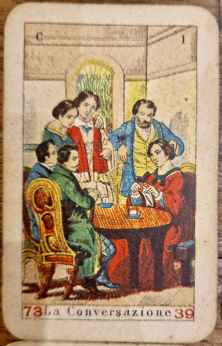 Sibilla Italiana carte tarocchi 1860 ca