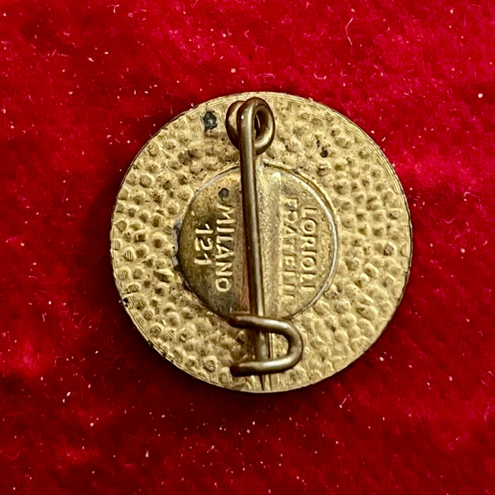 Distintivo Croce Rossa Italiana Giovanile smaltato Lorioli Milano 1950 ca