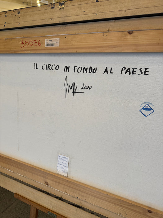 Marcello Scuffi – “Il circo in fondo al paese” – olio su tela - 2000
