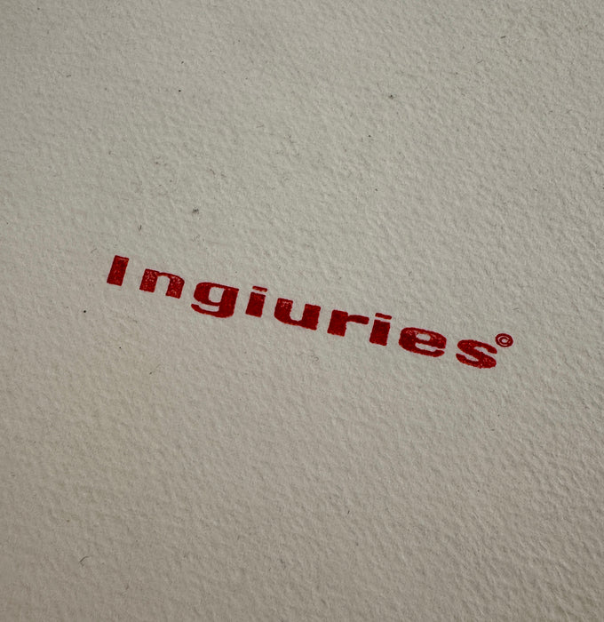 Giuliano Grittini – “Ingiuries Lanciatore Banksy (1)" – litografia su carta – 2010 ca