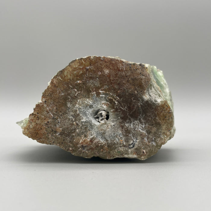 Federico Bocci - "Disco volante su roccia" - scultura ottone & roccia - 2020 ca