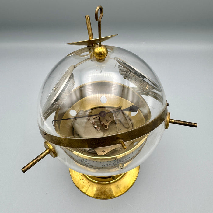 Stazione meteo barometro igrometro termometro sputnik da tavolo Germania 1970 ca