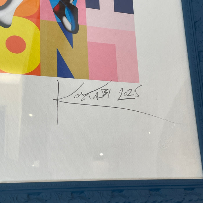 Mark Kostabi - "The language of love" - serigrafia su carta 6/15 - 2025