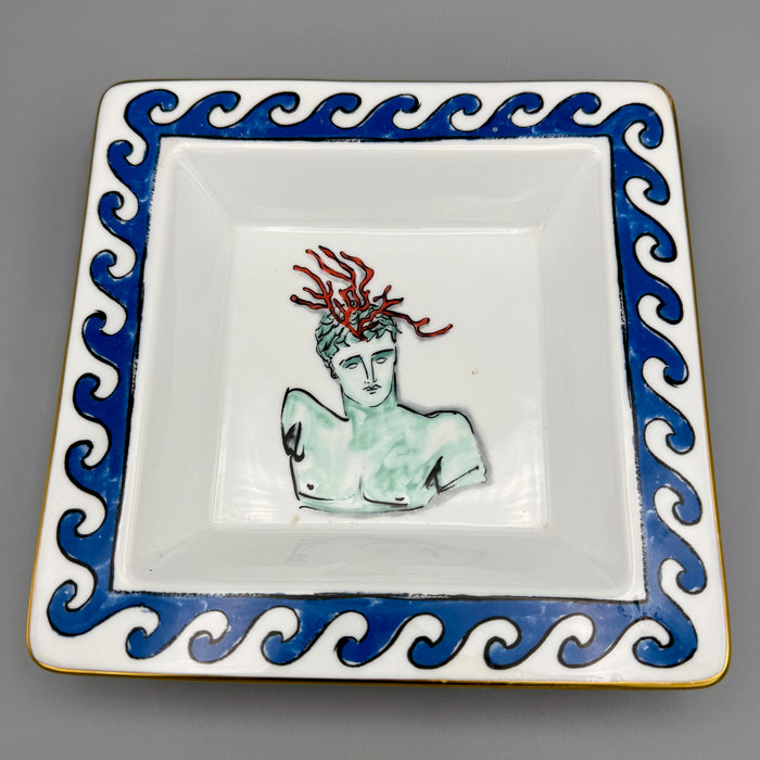 Posacenere porcellana Richard Ginori "Il viaggio di Nettuno" 2020 ca