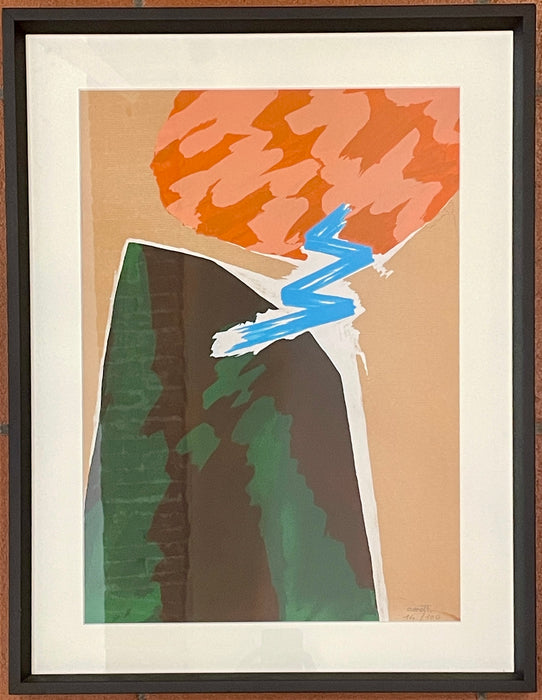 Mino Ceretti - "Senza titolo" - serigrafia su carta 14/100 - 1980 ca