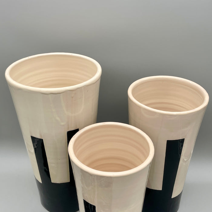 Claudio Maccari - Vasi in ceramica smaltata - 1990