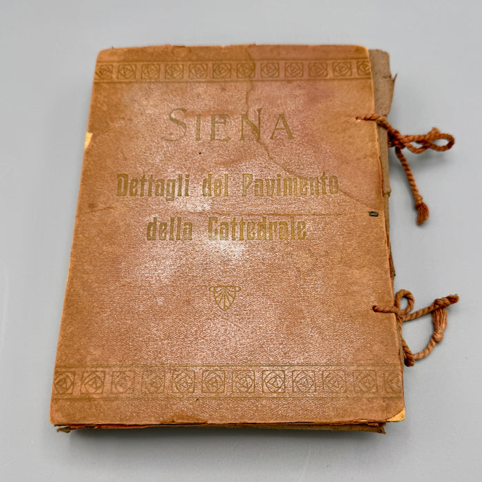 Libro "Siena Dettagli del pavimento della Cattedrale" 1920 ca