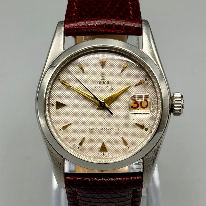 Tudor Prince Oysterdate ref. 7919 orologio meccanico acciaio 34mm quadrante nido d'ape Swiss 1950 ca