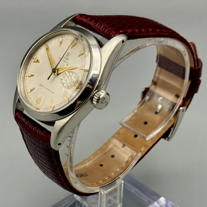 Tudor Prince Oysterdate ref. 7919 orologio meccanico acciaio 34mm quadrante nido d'ape Swiss 1950 ca