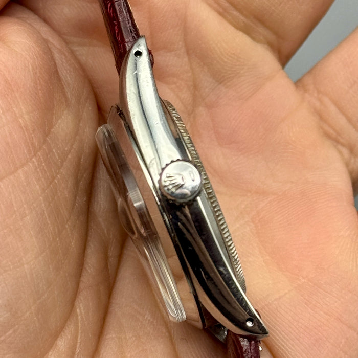 Tudor Prince Oysterdate ref. 7919 orologio meccanico acciaio 34mm quadrante nido d'ape Swiss 1950 ca