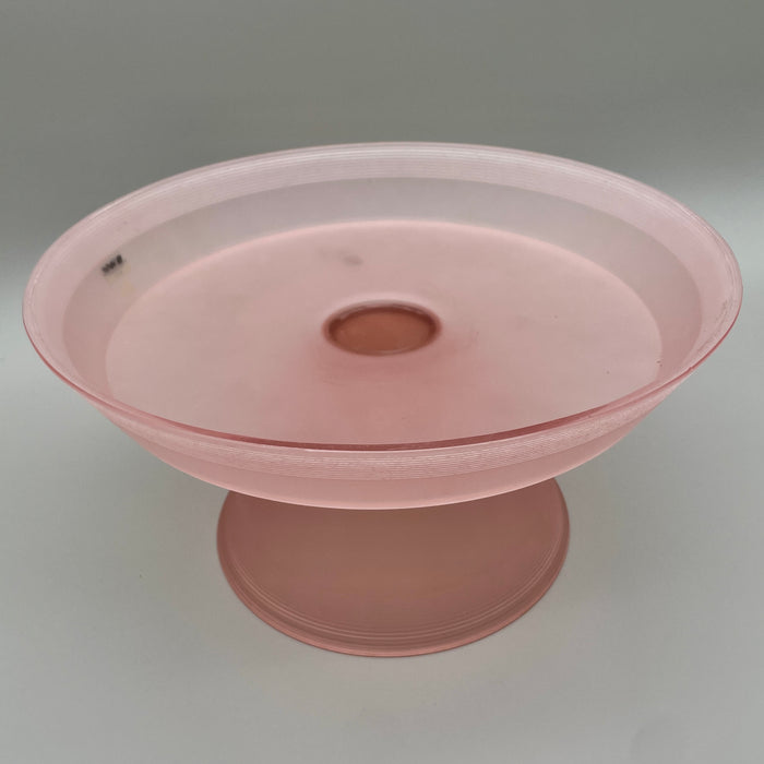 VeArt alzata in vetro opalino rosa design Scorzè Venezia 2010 ca