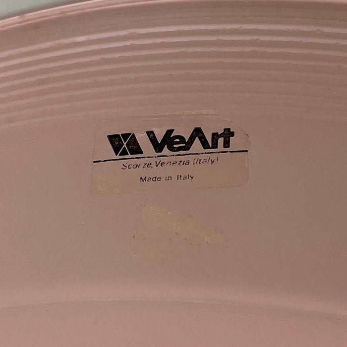 VeArt alzata in vetro opalino rosa design Scorzè Venezia 2010 ca
