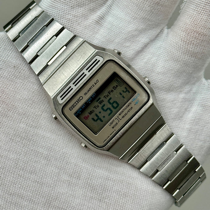Seiko A133-5000 orologio da polso acciaio quarzo LC 1977