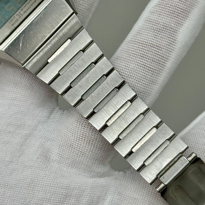 Seiko A133-5000 orologio da polso acciaio quarzo LC 1977