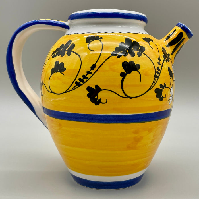 Brocca Nobile Contrada dell' Aquila ceramiche Caber Siena 1970 ca