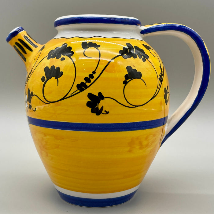 Brocca Nobile Contrada dell' Aquila ceramiche Caber Siena 1970 ca