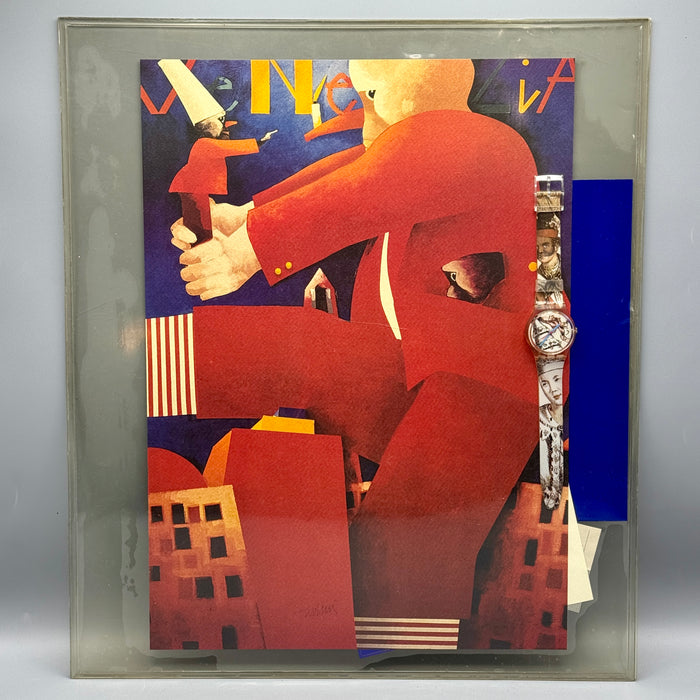 Swatch "Carnevale 93 Tadini" GP 105 orologio quarzo 34 mm Swiss 1993